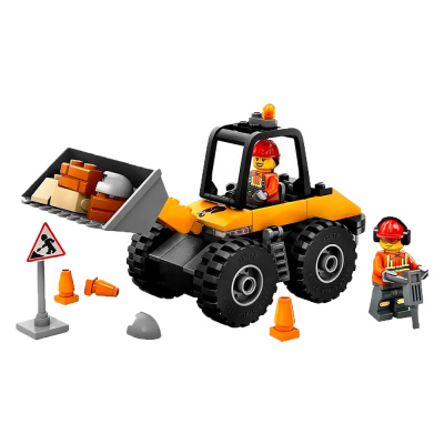 Конструктор Lego City 60450 Строительный колёсный погрузчик желтый